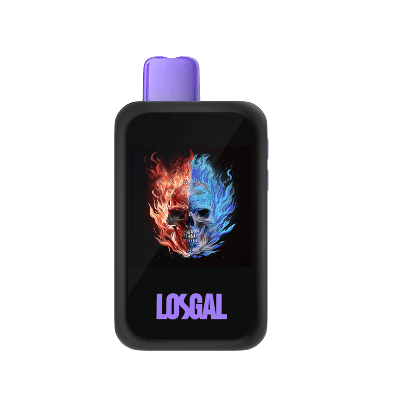 losgal mc25000 sour apple grape kiwi vape skull edition