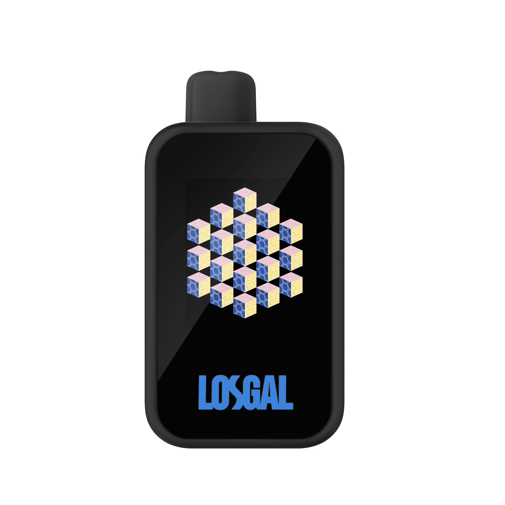 losgal mc25000 sour blackberry blueberry vape geometric edition