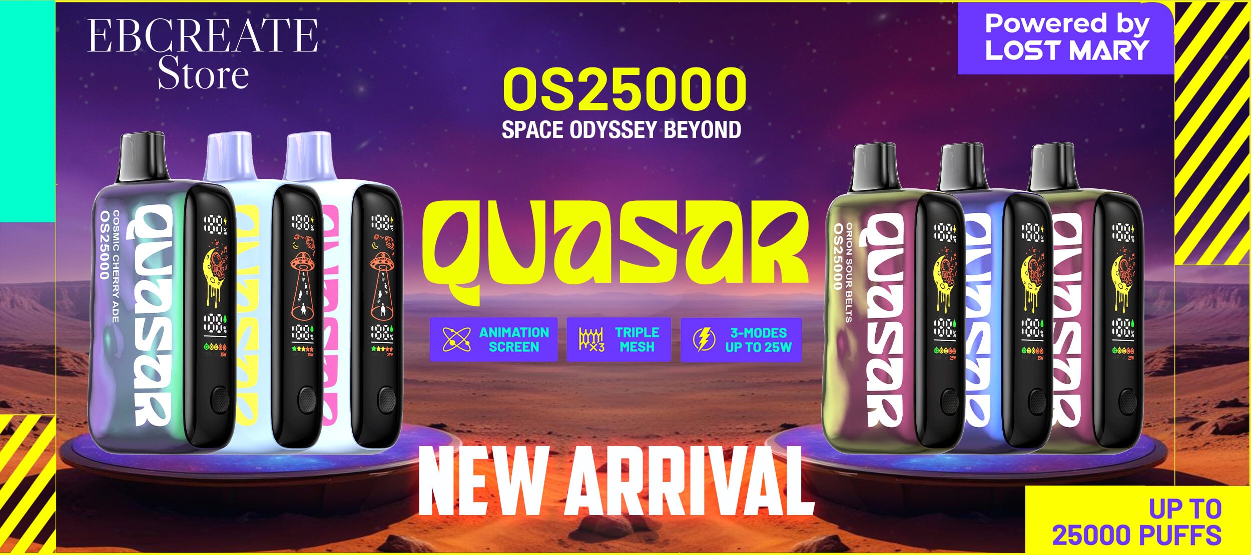 quasar os25000 vape lost mary desktop banner