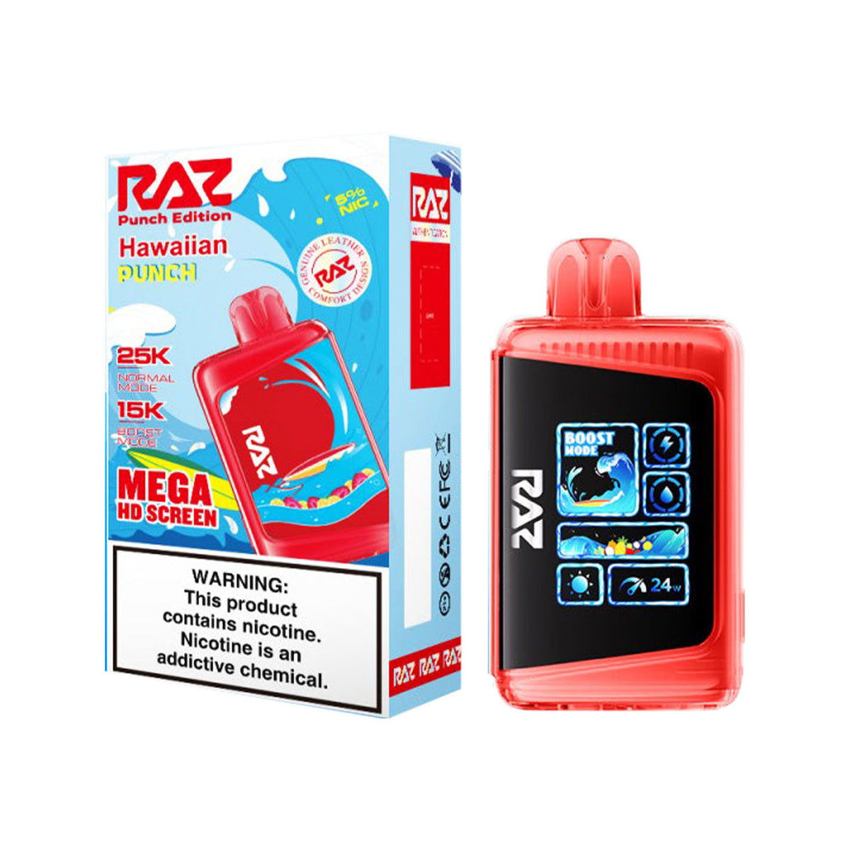 Hawaiian Punch RAZ 25K LTX Vape